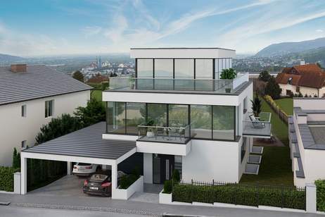 ++ NEU ++ ARCHITEKTENVILLA ++ am ÖLBERG mit PANORAMABLICK, Haus-kauf, 1.590.000,€, 3400 Tulln