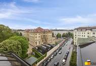 Dachgeschossmaisonette mit unglaublicher Aussicht in Bestlage