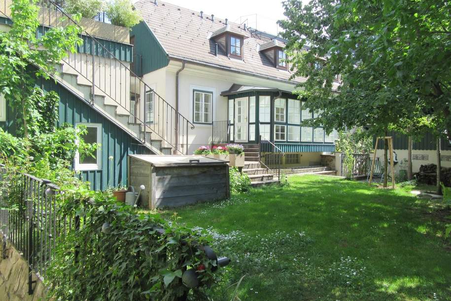 GRÜNRUHELAGE-VILLA MIT TERRASSEN UND GARTEN–GESUNDES WOHNEN WIE IM URLAUB!, Haus-miete, 4.490,00,€, 1190 Wien 19., Döbling