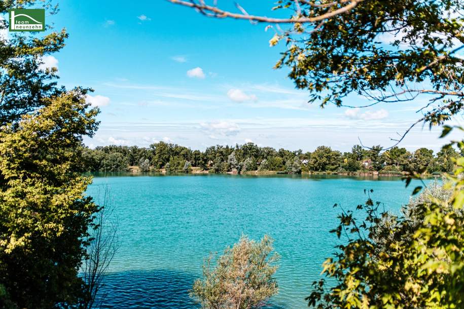 Toplage am Wasser - Jeden Tag Urlaub und Entspannung - direkt beim Hirschstettner Badeteich mit vermutlich der besten Aussicht Wiens!, Wohnung-kauf, 499.000,€, 1220 Wien 22., Donaustadt