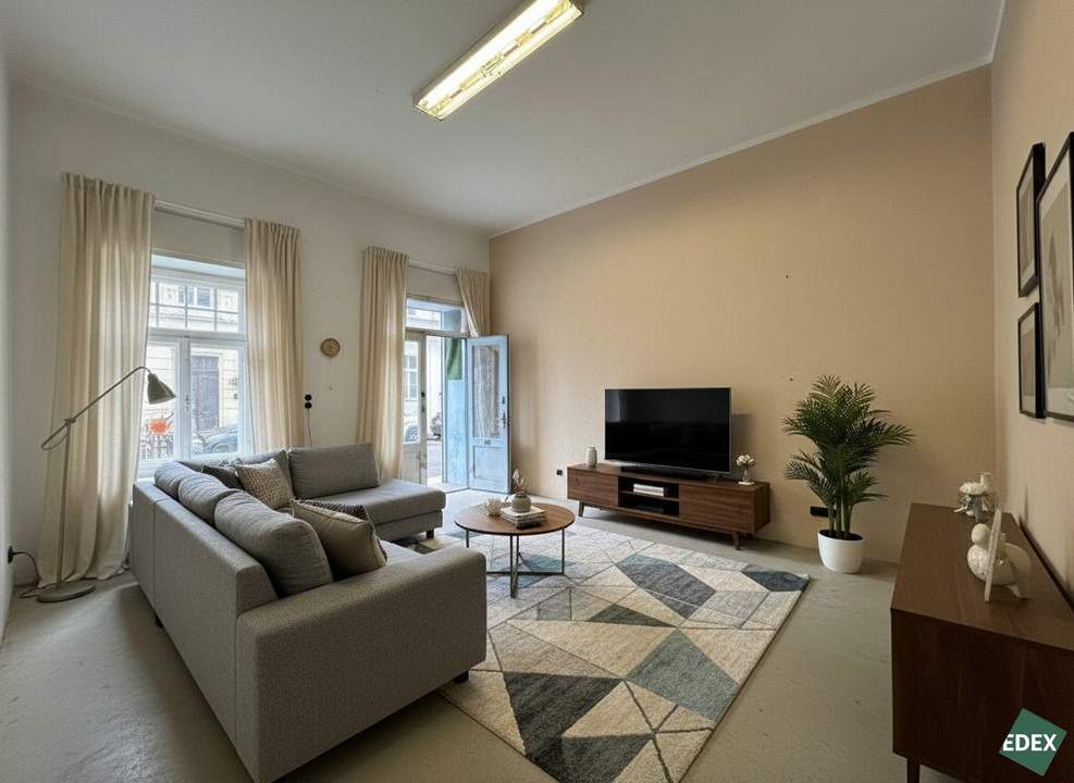 Wohnung mit Potential: Sanierungsbedürftige 3-Zimmer Wohnung in zentraler Lage