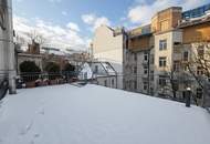 Stilvolle 2-Zimmer + Wohnküche DG Wohnung mit großer Dachterrasse in 1070 Wien (Burggasse)