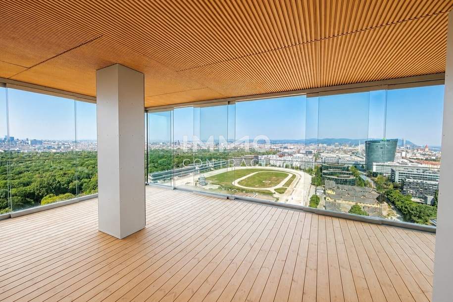 Rooftop Pool: Skyline Living im 22. Stock Erstbezug und provisionsfrei, Wohnung-kauf, 780.100,€, 1020 Wien 2., Leopoldstadt