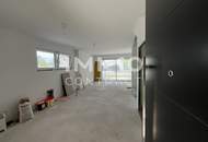 Ein Haus mit Blick zur Burg Kreuzenstein