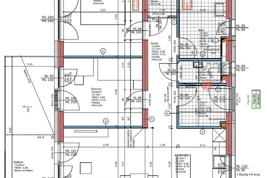 ALL INCLUSIVE I Stilvolle 3-Zimmer-Wohnung mit Balkon, Wohnung-miete, 1.194,36,€, 8054 Graz-Umgebung