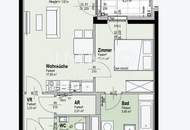 BEIM DONAUUFER: 2-Zimmer-Single-Wohnung im Erstbezug – auch als Anlegerwohnung geeignet