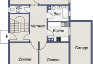 Baumgarten, Einfamilienhaus mit kleinem Garten