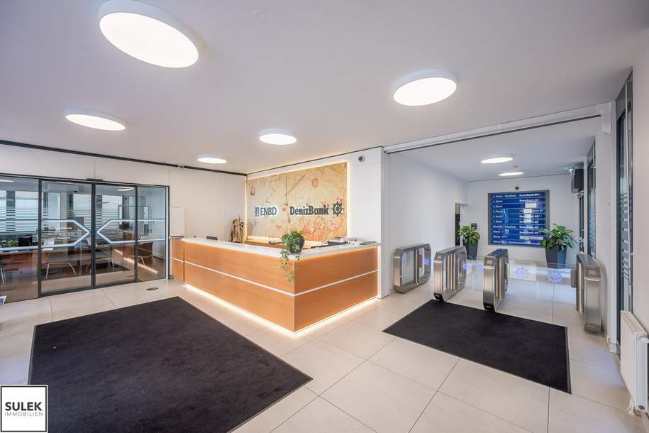 Repräsentatives Neubau-Büro mit Terrasse & Klima | 290 m² in TOP-Lage direkt an der U3 | Garagenplätze, Gewerbeobjekt-miete, 6.351,00,€, 1030 Wien 3., Landstraße