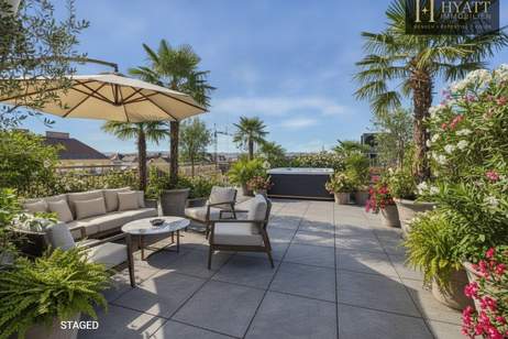 SKYLINE PENTHOUSE RETREAT – ~135 m² OF LUXURY LIVING WITH ~80 m² ROOFTOP OASIS, JACUZZI & PRIVATE SAUNA, Wohnung-kauf, 229.300,€, 1100 Wien 10., Favoriten