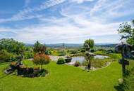 Uneinsehbares Wohnjuwel mit 7.984 m² Grundstück – einzigartiges Naturparadies mit herrlichem Panoramablick am Heuberg in Dietach!