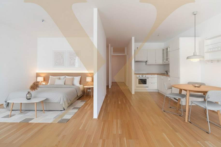 Moderne Singlewohnung mit sonnigem Balkon in Toplage von Leonding (Holzheim) zu vermieten!, Wohnung-miete, 690,00,€, 4060 Linz-Land