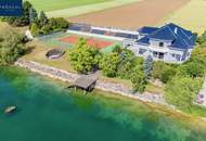 Das Refugium am See – exklusiver Landsitz mit eigenem Seegrundstück, Tennisplatz und über 6 Hektar Eigengrund
