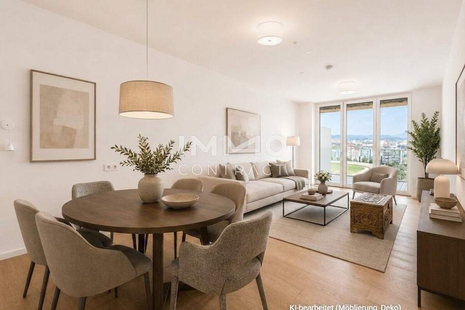Provisionsfreier Neubau-Erstbezug mit ganz viel Annehmlichkeiten (Pool, Gym, Dining Room, Concierge uvm) im Prater, Wohnung-kauf, 780.100,€, 1020 Wien 2., Leopoldstadt