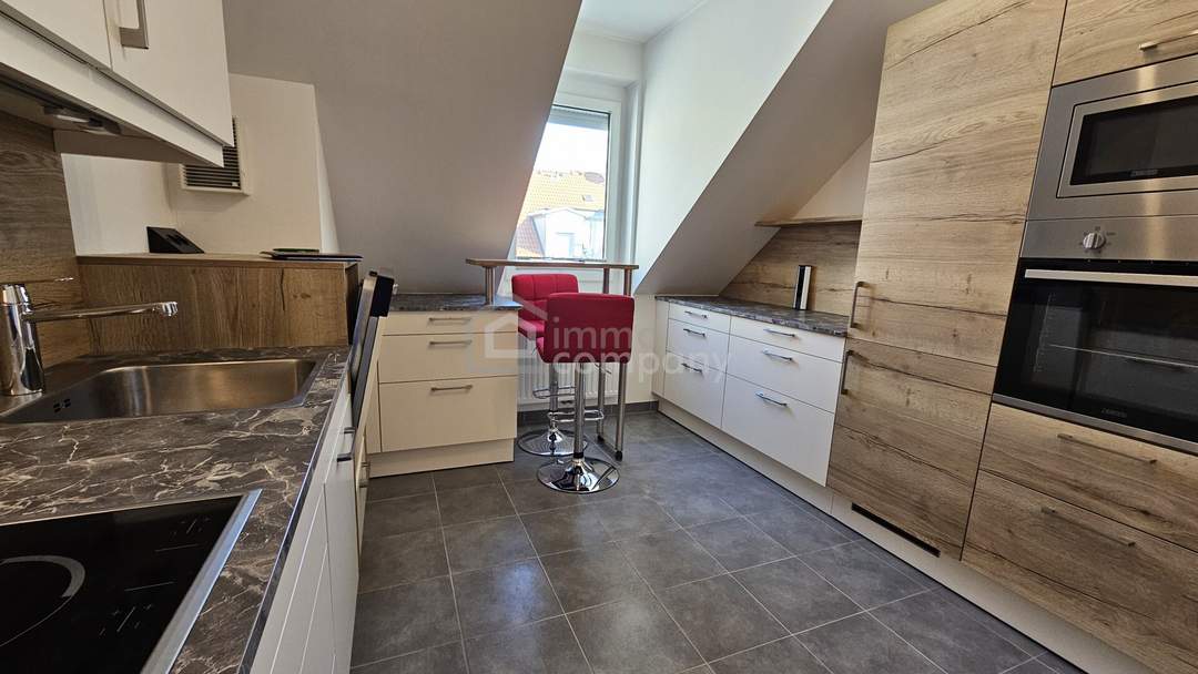 Blick auf den Husarentempel - Klimatisierte 3-Zimmer-Wohnung in Mödling zu vermieten!