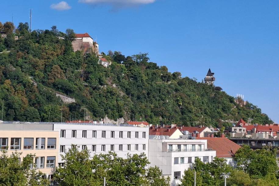 Traumhaftes 2-Zimmer-Wohnjuwel am Lendplatz – 72,37 m² mit Schlossbergblick, voll möbliert (Provisionsfrei), Wohnung-kauf, 208.000,€, 8020 Graz(Stadt)