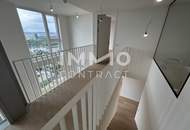 Exklusive Penthouse Wohnung auf 2 Etagen mit atemberaubenden Ausblick auf die Donau und die Innenstadt!