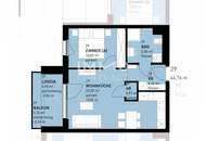 Helle 2-Zimmer Wohnung mit Loggia &amp; Balkon – Wohnen mit extra Freiraum