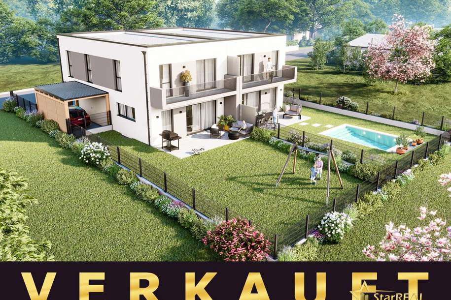 Bereits vergeben! EXKLUSIVES DOPPELHAUSPROJEKT. 5 ZIMMER. ZIEGELHAUS MIT KELLER, BALKON, TERRASSE, CARPORT., Haus-kauf, 2113 Korneuburg