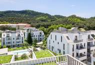Abkühlen im hauseigenen Pool .... Ihre Traumwohnung mit Terrasse oder Garten und Fernblick Nähe Maurer Wald PROVISIONSFREI !!