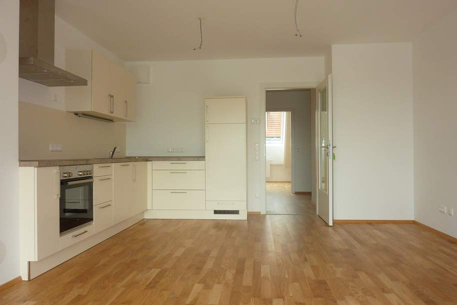 2-ZI DG mit TERRASSE und GARAGE, Wohnung-miete, 1.200,00,€, 1220 Wien 22., Donaustadt