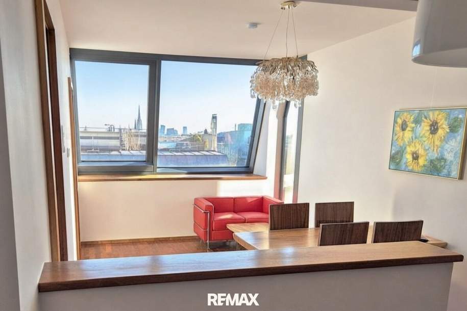 Ein Platz über der Stadt – Dachgeschoßwohnung mit Terrasse und Wienblick – 62,5 m² Wohntraum um 965.000 € kaufen!, Wohnung-kauf, 965.000,€, 1080 Wien 8., Josefstadt