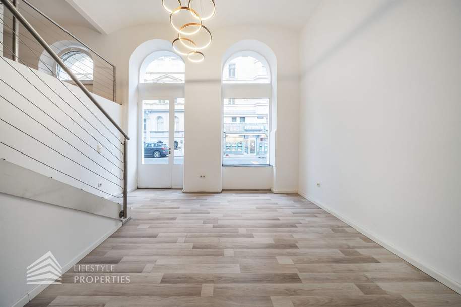 Elegantes Geschäftslokal mit Galerie, Gewerbeobjekt-miete, 922,08,€, 1180 Wien 17., Hernals
