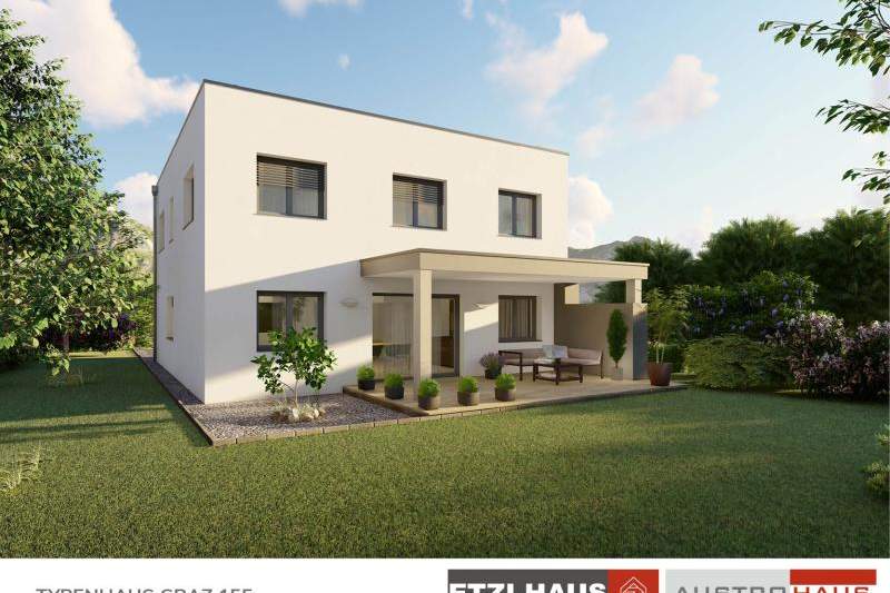 PROVISIONSFREI Modernes Einfamilienhaus inkl. Grundstück in Laakirchen ab € 485.200,-, Haus-kauf, 485.200,€, 4663 Gmunden