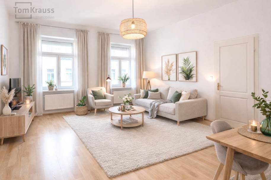 CHARAKTERVOLL WOHNEN – KLASSISCHER ALTBAU IN DER LEOPOLDSTADT, Wohnung-kauf, 345.000,€, 1020 Wien 2., Leopoldstadt