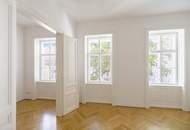 Das Stadtleben in Ruhe genießen: Stil-Altbauwohnung in lebendiger Lage an der Grenze 7./8. Bezirk