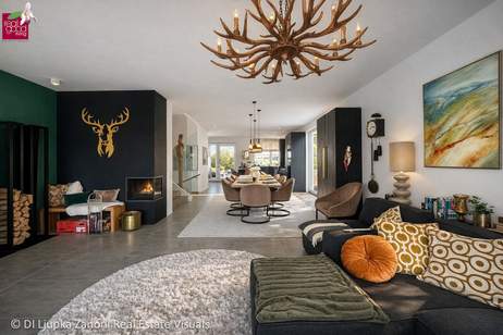 Möbliertes Designer-Doppelhaus mit Spa &amp; Pool nahe Wien, Haus-kauf, 1.690.000,€, 2380 Mödling