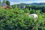 HOCHWASSERSICHER MIT GARTENHÜTTE UND WEITBLICK