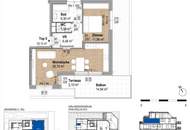 Provisionsfrei 2 Zimmerwohnung inklusive hochwertiger Küche! Erstbezug!