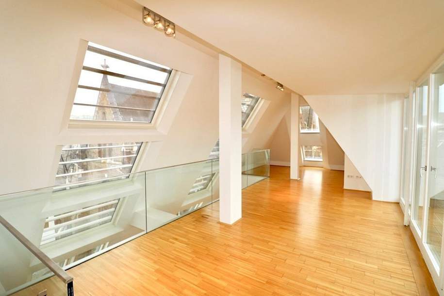 Wohnen über den Dächern Wiens – Dachterrassen-Maisonette mit Charakter (inkl. Heizkosten), Wohnung-miete, 2.267,03,€, 1070 Wien 7., Neubau