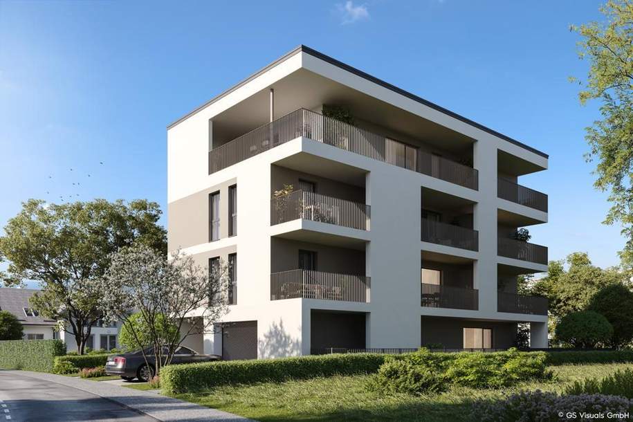 "Preisreduktion" Gartenwohnung - Erstbezug- inkl. Tiefgaragenplatz in Linz - Provisionsfrei!, Wohnung-kauf, 4020 Linz(Stadt)