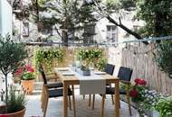 Terrasse zum begrünten Innenhof + perfekte Anbindung!