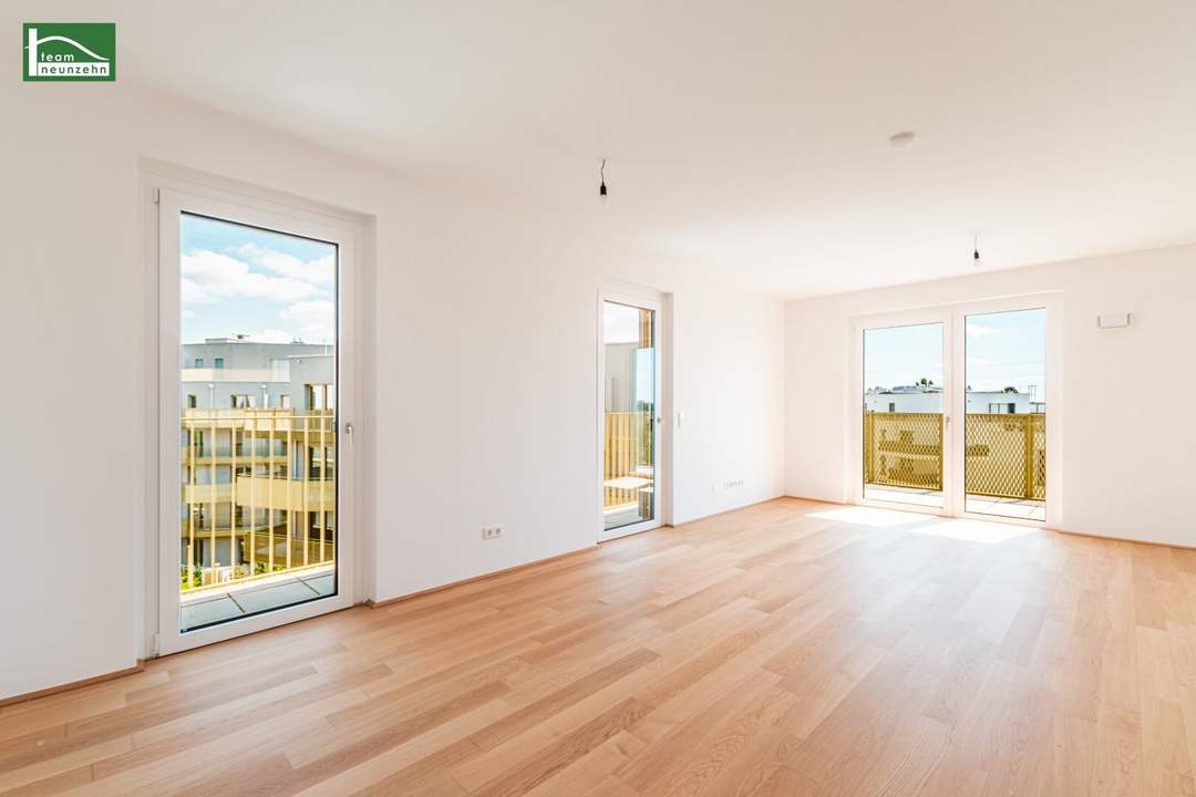 Hoch oben - Traumhafte Wohnung mit 3.Zimmer, Balkon, Geothermie mit Fussbodentemperierung im Sommer und Provisionsfrei