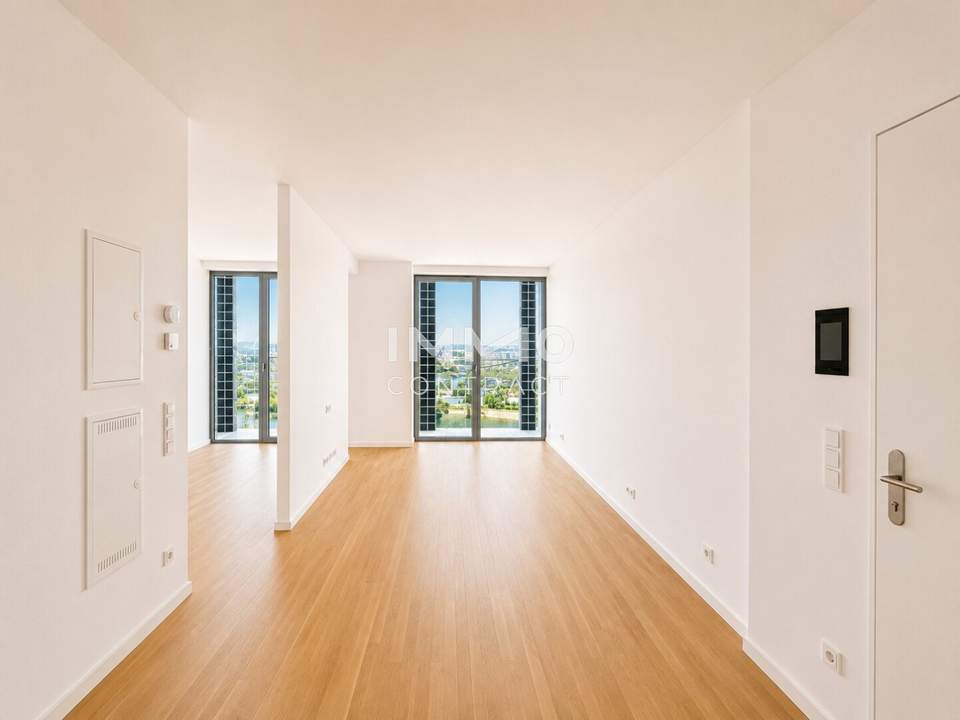 Prater, Stephansdom, Sonnenuntergang und Donaublick: Inkl.10m2 Loggia: DC2 Tower