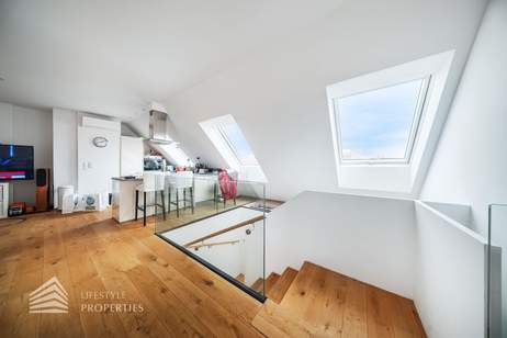 Schöne 3-Zimmer-Dachgeschosswohnung mit Terrasse, Nähe Matzleinsdorferplatz, Wohnung-miete, 2.421,69,€, 1050 Wien 5., Margareten