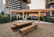 Wunderbar möbliertes Apartment mit Prater-Blick: Concierge, Lounges, Pool am Dach, Shops uvm.