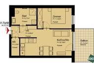 Attraktive 2-Zimmer-Wohnung mit Balkon nahe U1 - ideal für Singles oder Paare