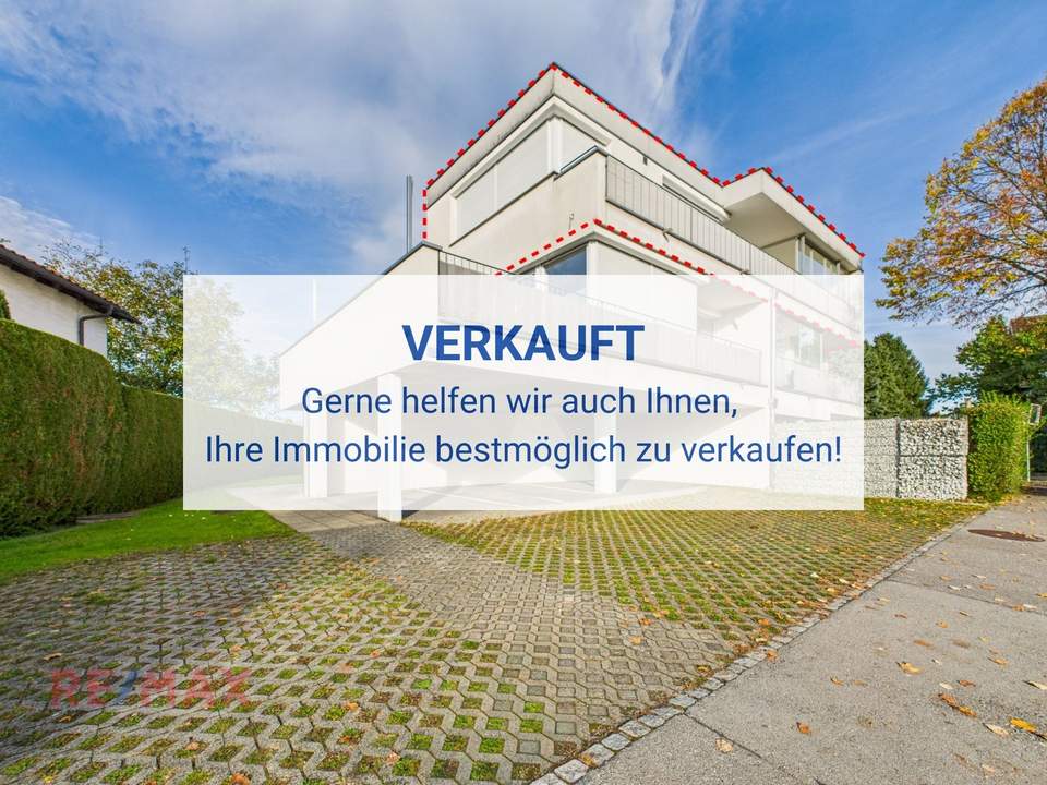 Einzigartiges Penthouse in ruhiger Lage – mehrere Terrassen &amp; Wintergarten inklusive