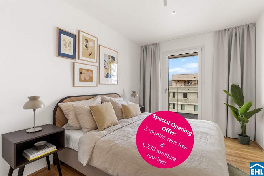 Vienna City Flair & Nature Combined: Living at Nordwestbahnhof, Wohnung-miete, 1.921,70,€, 1200 Wien 20., Brigittenau
