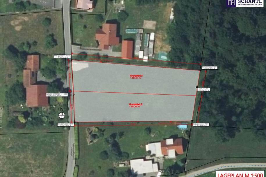 Attraktives Baugrundstück am Sonnenhang – 1.481,45 m², Grund und Boden-kauf, 148.000,€, 8541 Deutschlandsberg