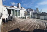 DACHTERRASSENMIETE, Nähe Börse / Rudolfsplatz - teilmöbliert