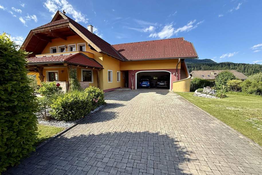 Einfamilienhaus mit Garten, Pool und Kamin in Sankt Oswald, Haus-kauf, 549.990,€, 9184 Villach Land