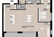 TOP DW08 - NEUBAUPROJEKT ITTER - Großzügiges 2-Zi-Penthouse zu kaufen!