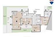 Luxuriöse 5-Zimmer Gartenwohnung auf Eigengrund an der Alten Donau