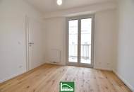 Perfekt aufgeteilte 3 - Zimmer mit Balkon im 6.Liftstock bei der U-Bahn - Erstbezug nach Sanierung inkl. Küche