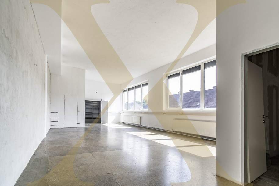 Ehemaliges Atelier mit vielseitigen Nutzungsmöglichkeiten in Linz zu vermieten!, Gewerbeobjekt-miete, 1.353,40,€, 4020 Linz(Stadt)