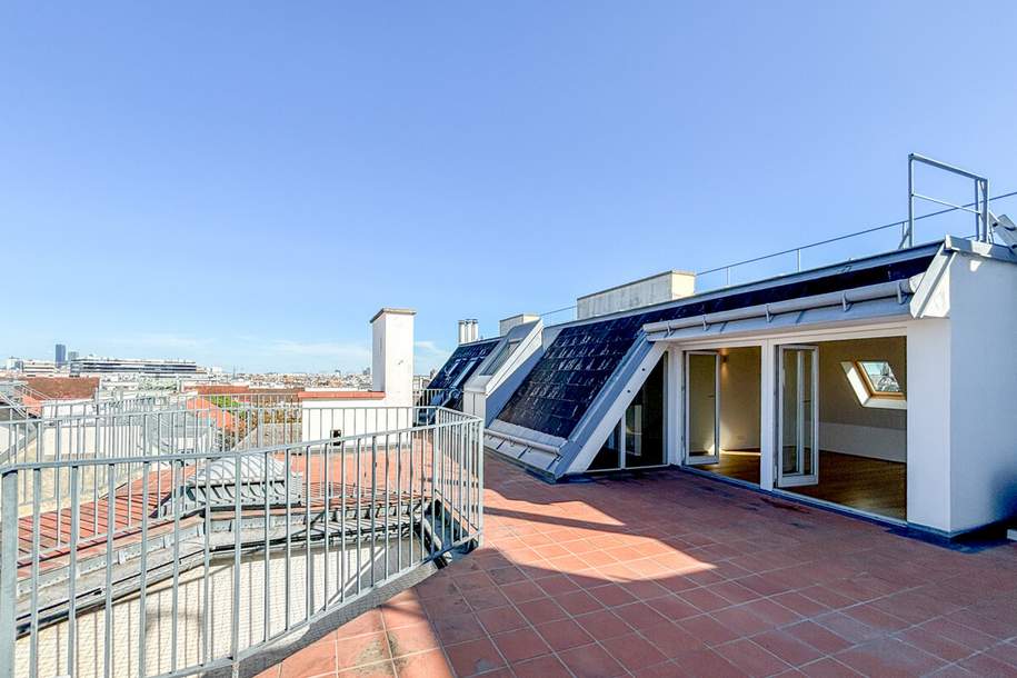 Exklusives Dachgeschoss-Unikat beim Liechtensteinpark, Wohnung-miete, 5.563,38,€, 1090 Wien 9., Alsergrund